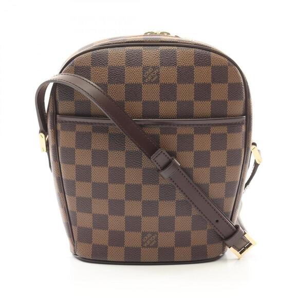 LOUIS VUITTON Brown Damier Leather Shoulder Bag - Picture 1 of 10